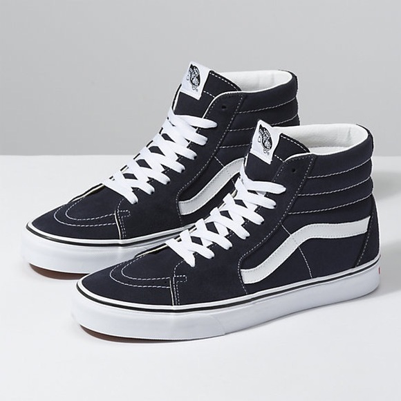 Vans Shoes - Sk8 Hi Old Skool High Top Black and White Vans